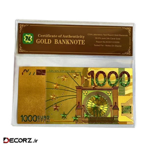 دکوری مدل اسکناس تزیینی طرح 1000 یورو دکوری مدل اسکناس تزیینی طرح 1000 یورو