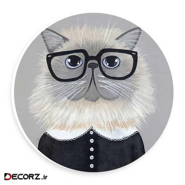  دیوارکوب طرح گربه عینکی مدل wtb630