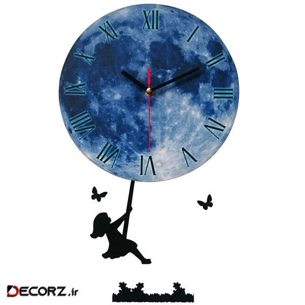 ساعت دیواری ژیوار طرح moon and girl ساعت دیواری ژیوار طرح moon and girl