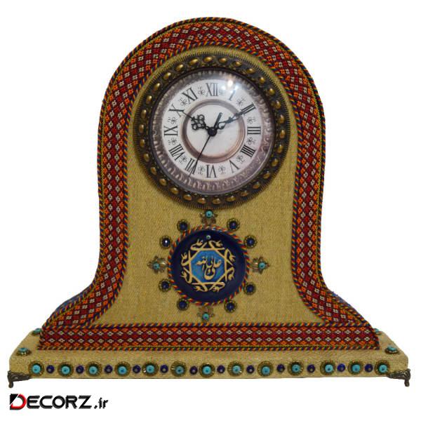 ساعت رومیزی طرح جاجیم کد 1478640