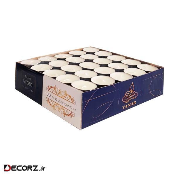 شمع وارمر یانار مدل Y-100 بسته ۱۰۰ عددی 