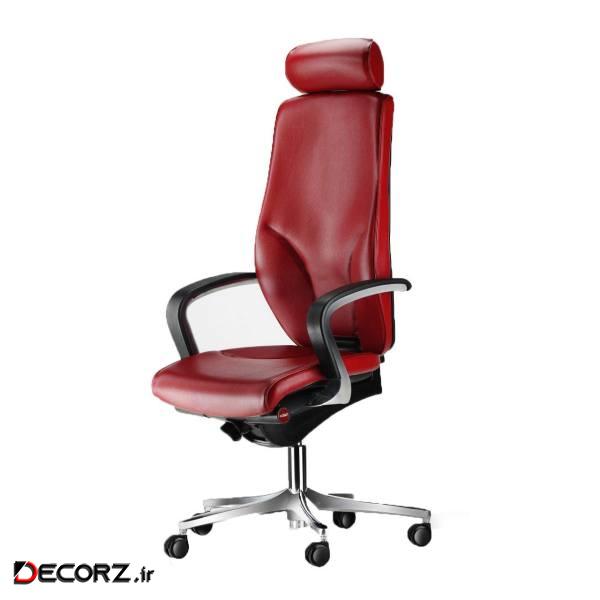 صندلی اداری رایانه صنعت مدل Kasra M911 چرمی صندلی اداری رایانه صنعت مدل Kasra M911 چرمی