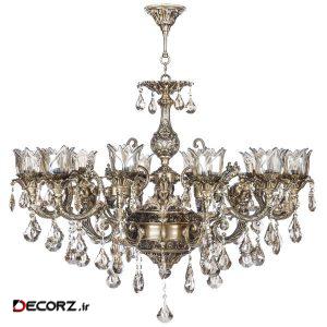 لوستر ۱۲ شعله چشمه نور مدل M3577.6-6-A