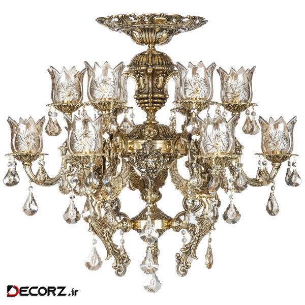 لوستر 15 شعله چشمه نور کد C2998.6+9-BO