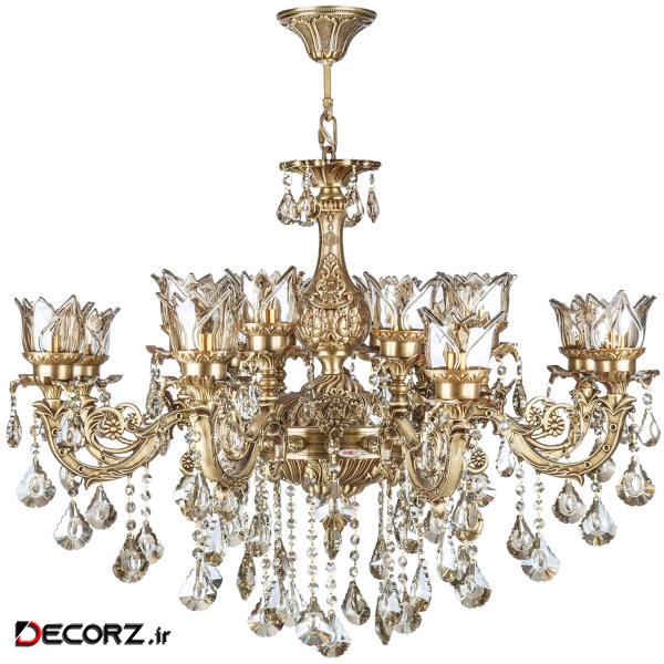 لوستر 16 شعله چشمه نور مدل S3596.8-8-A لوستر 16 شعله چشمه نور مدل S3596.8-8-A