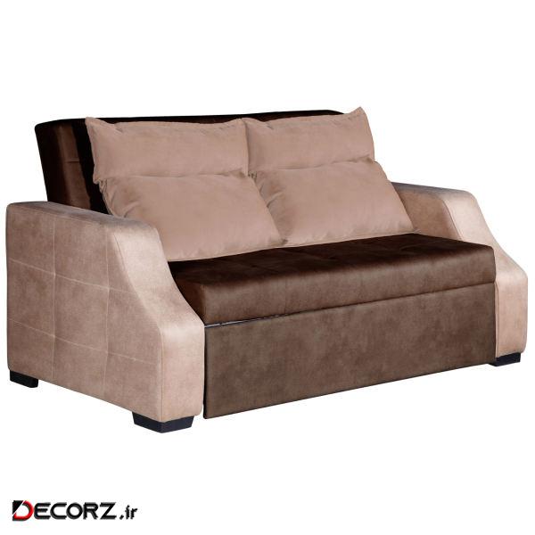 مبل تخت خواب شو دو نفره چشمه نور مدل MA-510.BR-CR مبل تخت خواب شو دو نفره چشمه نور مدل MA-510.BR-CR