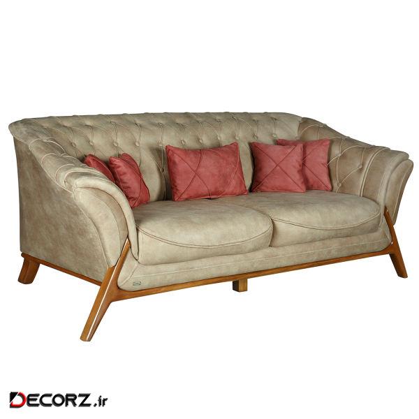 مبل راحتی سه نفره چشمه نور کد MA-411.3-BR-N مبل راحتی سه نفره چشمه نور کد MA-411.3-BR-N
