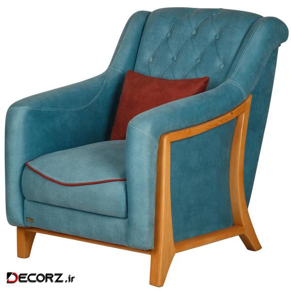 مبل راحتی یک نفره چشمه نور کد MA-411.1-KH-BL مبل راحتی یک نفره چشمه نور کد MA-411.1-KH-BL