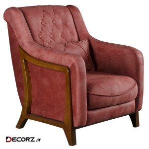 مبل راحتی یک نفره چشمه نور کد MA-411.BR-Z