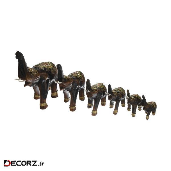 مجسمه طرح فیل کد F6 مجموعه 6 عددی مجسمه طرح فیل کد F6 مجموعه 6 عددی