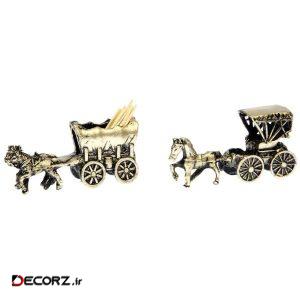 مجموعه دو عددی کالسکه عروس و  کالسکه جای خلالی مدل MB1115آرت کن مجموعه دو عددی کالسکه عروس و  کالسکه جای خلالی مدل MB1115آرت کن