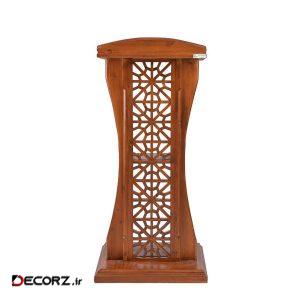 میز سخنرانی دستساز صنایع چوب ساج طرح سمن کد ۳۱۵ میز سخنرانی دستساز صنایع چوب ساج طرح سمن کد ۳۱۵