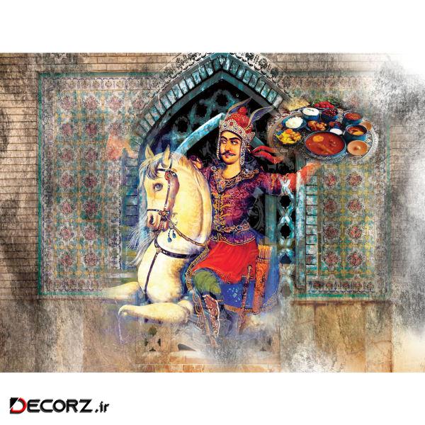 پوستر دیواری طرح رستوران‌ و دیزی‌سرا کد p15549