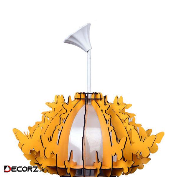چراغ آویز طرح پروانه کد 4311 چراغ آویز طرح پروانه کد 4311