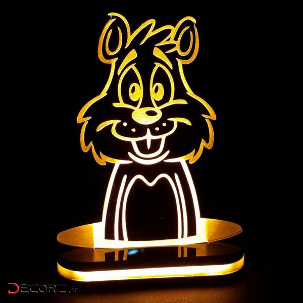 چراغ خواب طرح خرگوش کد 1018 چراغ خواب طرح خرگوش کد 1018