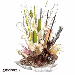 گلدان به همراه گل خشک دکوفلاورز مدل ۸۰۰۱ گلدان به همراه گل خشک دکوفلاورز مدل ۸۰۰۱