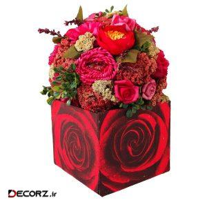 گلدان به همراه گل مصنوعی دکوفلاورز مدل ۹۰۰۳ گلدان به همراه گل مصنوعی دکوفلاورز مدل ۹۰۰۳