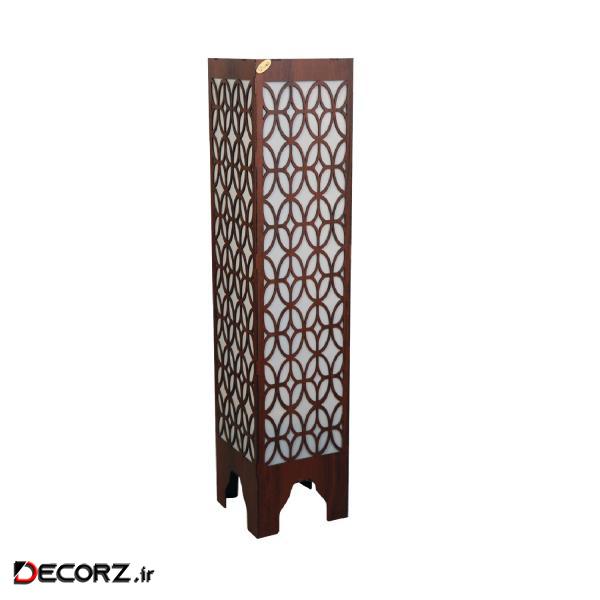 آباژور ایستاده چوب آرا طرح اسلیمی آباژور ایستاده چوب آرا طرح اسلیمی