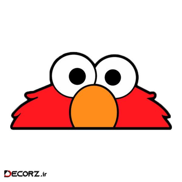 استیکر طرح Cookie Monster کد 1781