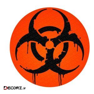 استیکر طرح Hazard کد ۱۶۹۸
