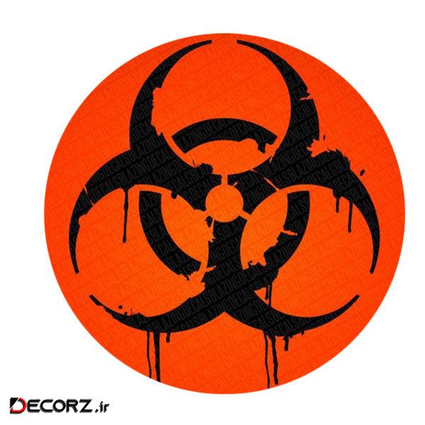 استیکر طرح Hazard کد 1698