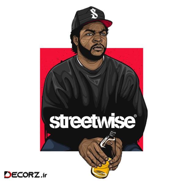استیکر طرح Streetwise کد 1771