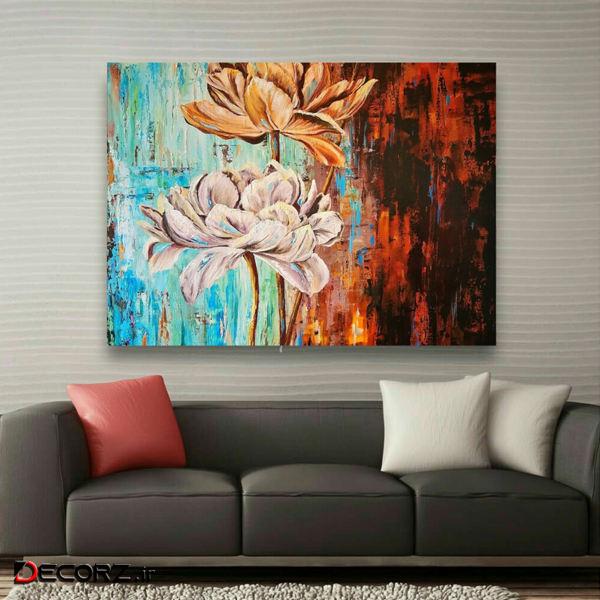 تابلو بوم طرح گل مدل TB915 تابلو بوم طرح گل مدل TB915