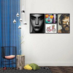 تابلو بک لیت مدل A05 مجموعه ۴ عددی