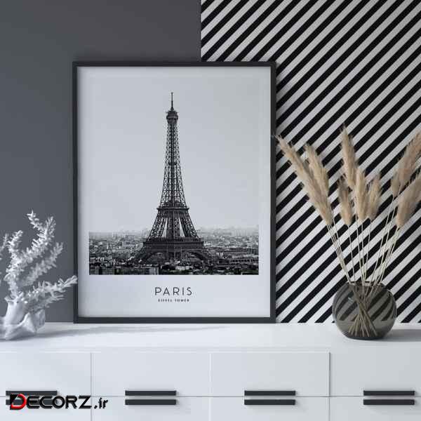 تابلو سالی وود طرح برج ایفل پاریس مدل T120806