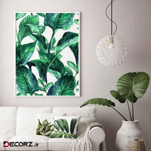 تابلو سالی وود طرح برگ مدل T130115