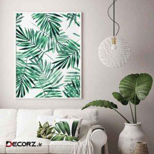 تابلو سالی وود طرح برگ نخل مدل T130112