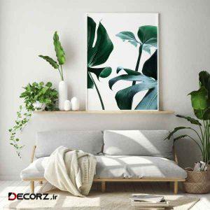 تابلو سالی وود طرح برگ ‌های انجیری مدل T130106