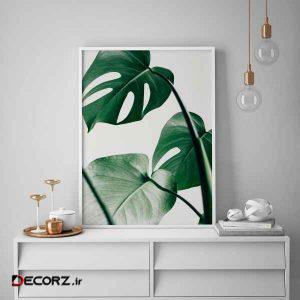 تابلو سالی وود طرح برگ‌ های غول‌ پیکر مدل T130104