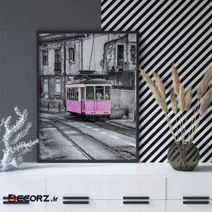 تابلو سالی وود طرح تراموا مدل T120002