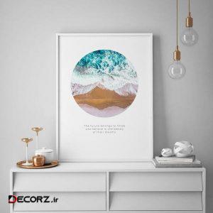 تابلو سالی وود طرح دریای تیرنی ایتالیا مدل T140107