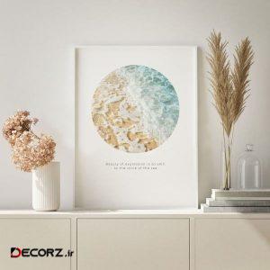 تابلو سالی وود طرح ساحل رویایی مدل T140108