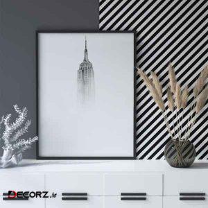 تابلو سالی وود طرح ساختمان امپایر استیت نیویورک مدل T120707