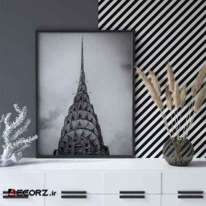 تابلو سالی وود طرح ساختمان کرایسلر نیویورک مدل T120706