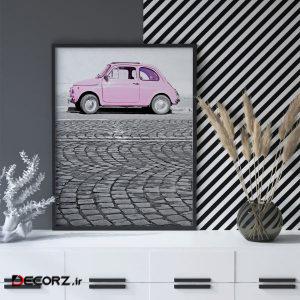 تابلو سالی وود طرح فولکس مدل T120003