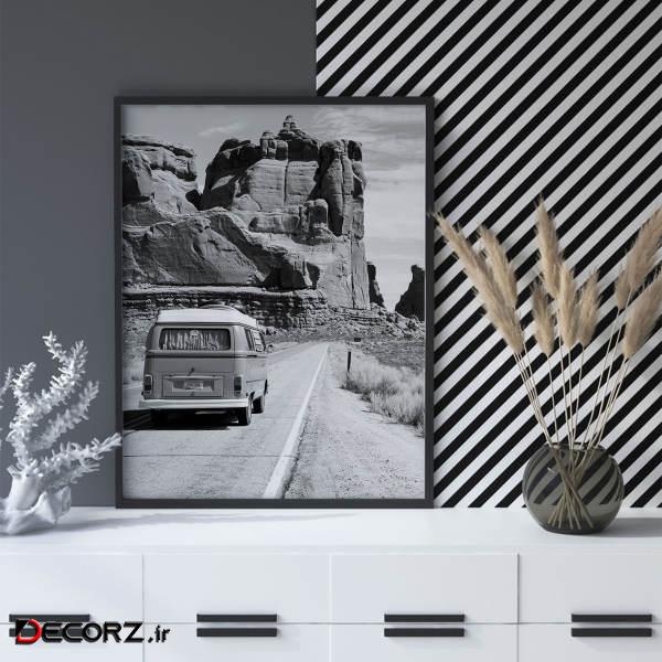 تابلو سالی وود طرح منظره شهر لاس وگاس مدل T120601