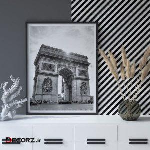 تابلو سالی وود طرح منظره‌ طاق پیروزی پاریس مدل T120803