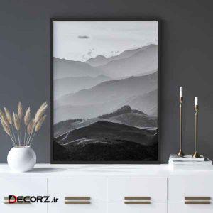 تابلو سالی وود طرح کوه‌ های کانتربری نیوزلند مدل T140501