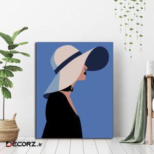 تابلو شاسی آلباتروس طرح دختر مدل A032