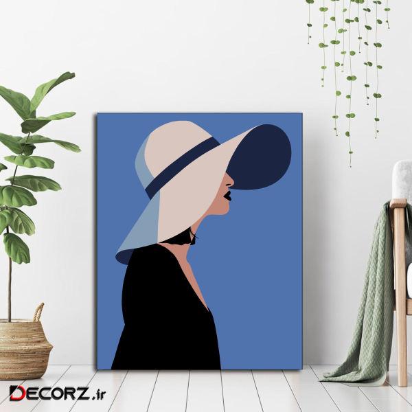 تابلو شاسی آلباتروس طرح دختر مدل A032