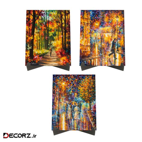 تابلو شاسی رومیزی مدل لئونید آفرمو کد LS2364 مجموعه 3 عددی