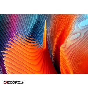 تابلو شاسی طرح رنگ های انتزاعی مدل T1202