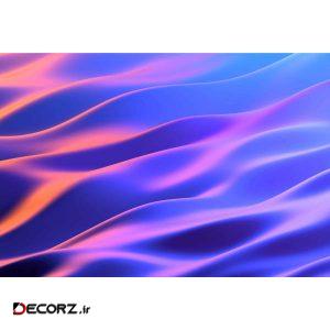 تابلو شاسی طرح موج رنگ های انتزاعی مدل T1206
