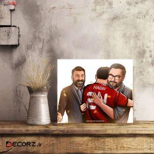 تابلو شاسی طرح  نقاشی نوروزی و مهرداد میناوند و علی انصاریان