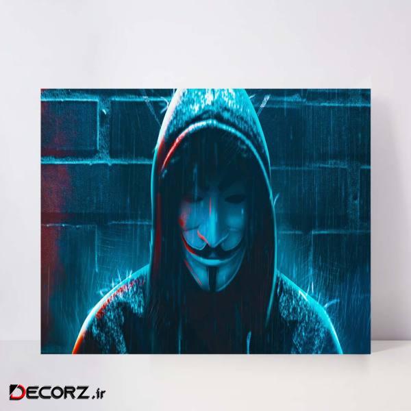 تابلو شاسی مدل anonymus my identity   کد S-10030