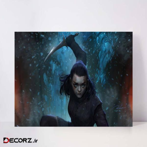 تابلو شاسی مدل arya stark    کد S-10033